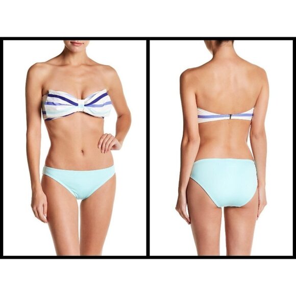 💕KATE SPADE💕 Georgica Beach Bikini Bottom Blue - Picture 2 of 12